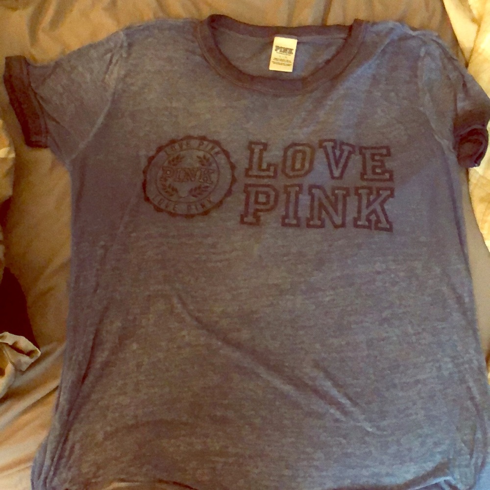 Love Pink Blue Tee